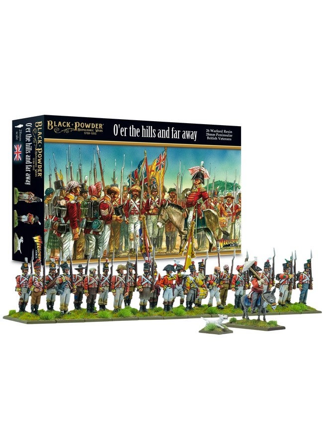 Warlord Games O'er The Hills and Far Away (British Peninsular Veterans) - 28mm Scale Miniatures for Black Powder Highly Detailed Napoleonic Era for Table-top Wargaming - Image 1