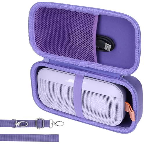 Lebakort Hard Case Compatible with Bose SoundLink Flex 2nd Gen/Bose SoundLink Flex Portable Speaker, Chilled Lilac Case - Image 2
