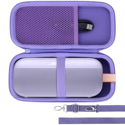 Lebakort Hard Case Compatible with Bose SoundLink Flex 2nd Gen/Bose SoundLink Flex Portable Speaker, Chilled Lilac Case - Image 1
