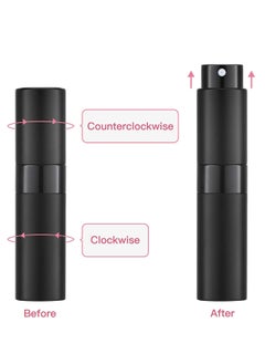 Generic Travel Perfume Atomizer Refillable, Mini Cologne Spray Bottle Empty, Small Aftershave Sprayer for Liquid Dispenser 5PCS 8ml (Five Colors)  - Image 3