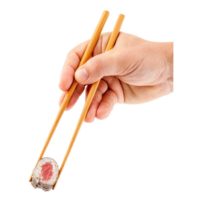 Restaurantware Restaurantware9 Inch Bamboo Chopsticks 100 Disposable Wooden Chopsticks  Modern Style No Slip Sustainable Bamboo Chopsticks Smooth For Sushi Dumplings Noodles