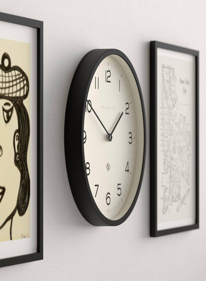 NEWGATE® Number Four Echo wall Clock | Modern Round Clock | 30cm | Black | Easy to Read Numbers | Ideal for Kitchen, Living Room or Office - Image 4