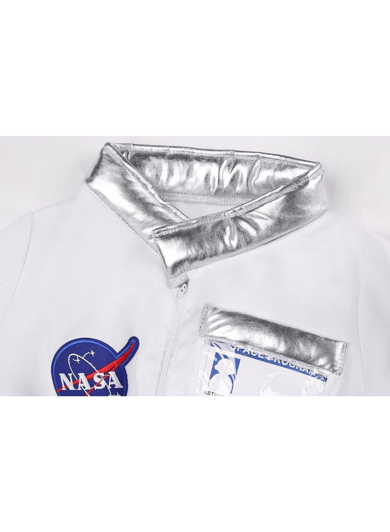 أوڤيا زي رائد فضاء، زي طيار ناسا، زي رائد فضاء للأطفال للأولاد والبنات، زي تنكري فضائي، هدايا عيد ميلاد - Image 5