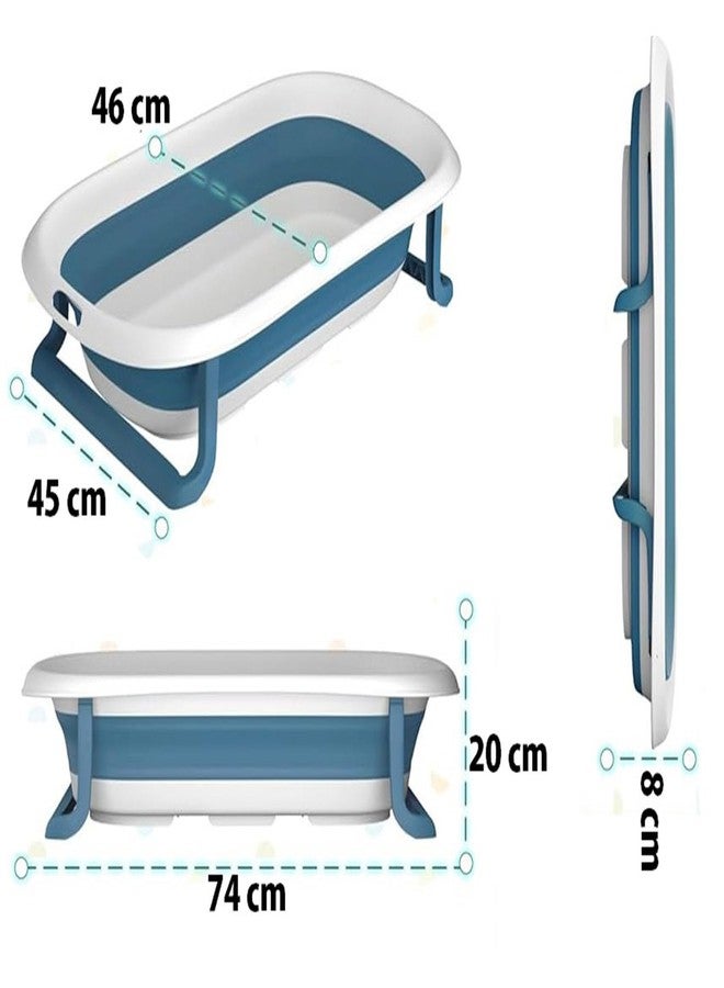 HSR Portable, Foldable Baby Bathtub, Baby Bath Tub with Soft Cushion, Baby Bathtub Newborn to Toddler 0-3 Year, Portable Travel Baby Tub - Image 4