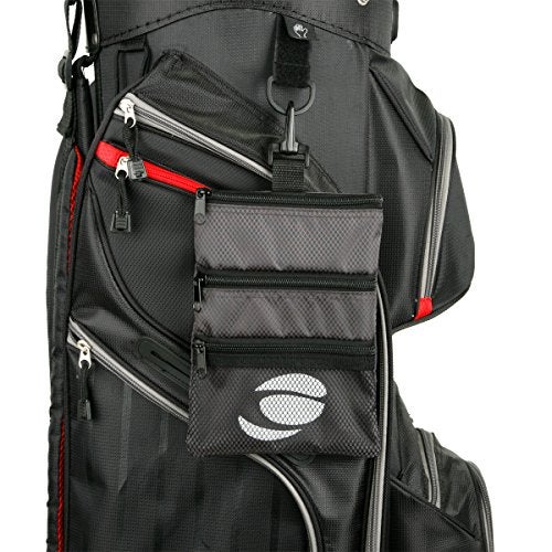 Orlimar Golf Detachable Accessory & Valuables Pouch, Sage Grey, Golfing Accessories for Men and Women, Tee Cell Phone Essentials Holder, Golf Bag Organizer with Clip - Image 4
