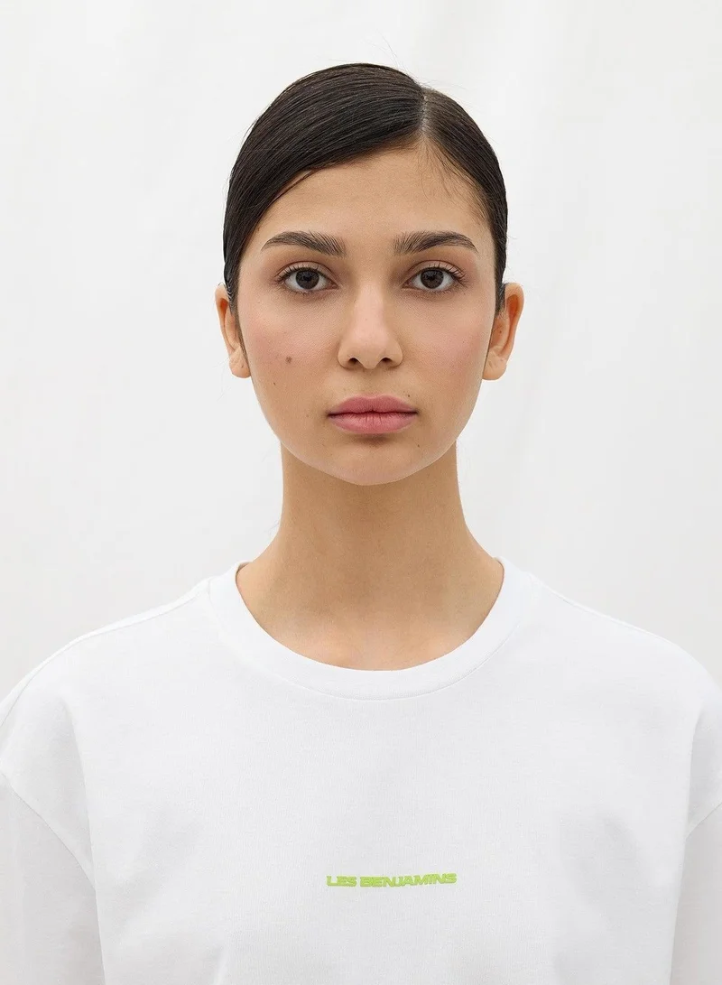 LES BENJAMINS  CROP OVERSIZED TEE 022 for Women | Best Price UAE