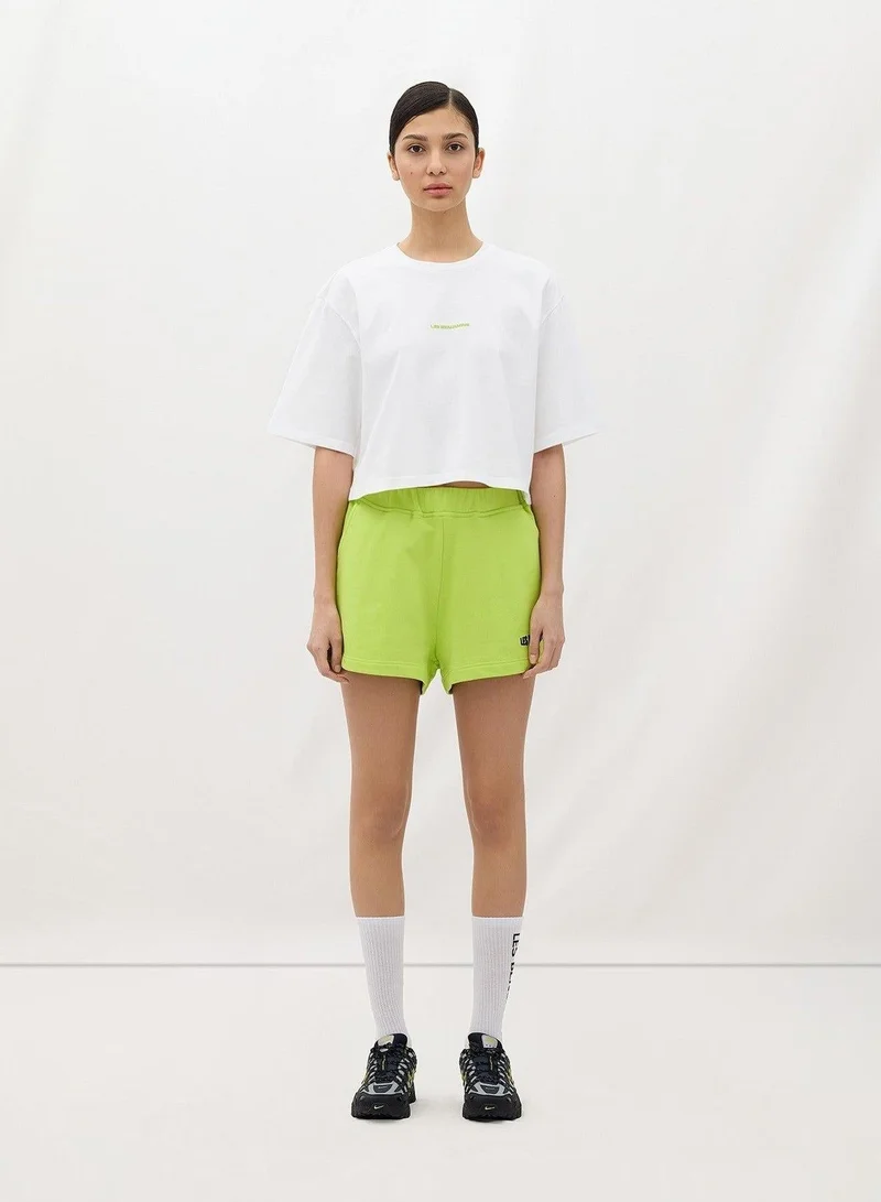 LES BENJAMINS  CROP OVERSIZED TEE 022 for Women | Best Price UAE