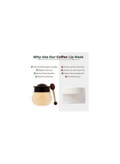 Organic Harvest Harvest Lip Plumping Sleeping Mask with Coffee Extracts, For Dry, Dull, Hydration & Repair of Chapped Lips | Best for Men & Women,8 gms  - Image 5