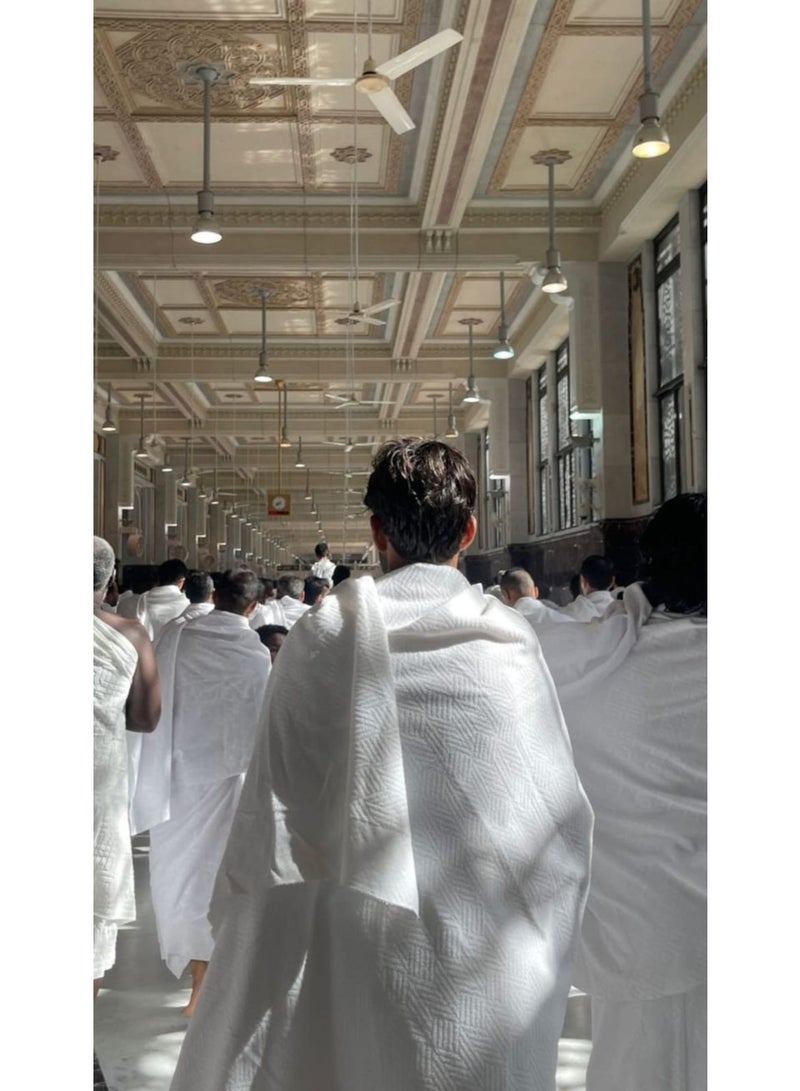 احرام للحج والعمرة قطن مصري 100% 1200 جرام - Image 3