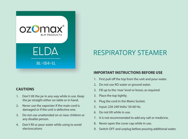 Ozomax Elda Vaporiser - Image 5