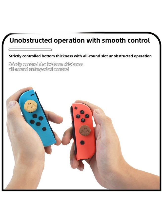 Generic For Switch Puppy Rocker Cap NS/Lite Rocker Cap Keycap Joycon Gamepad-Product Color:2  - Image 3