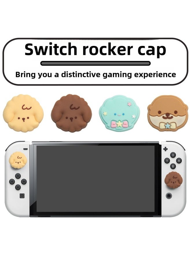 Generic For Switch Puppy Rocker Cap NS/Lite Rocker Cap Keycap Joycon Gamepad-Product Color:2  - Image 2