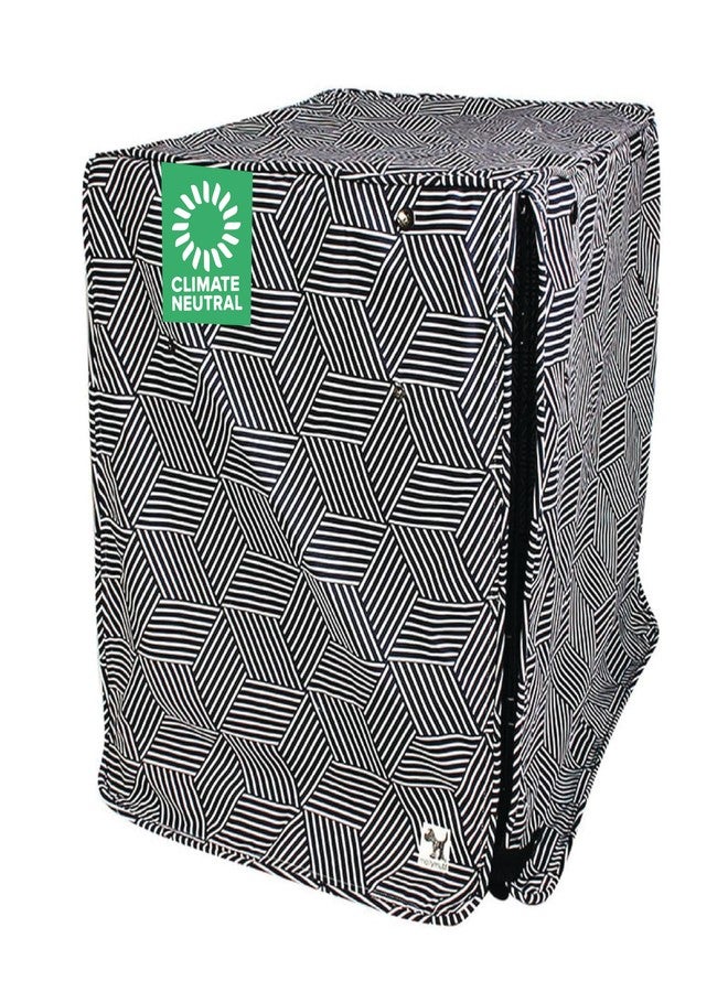 Molly Mutt Rough Gem Dog Crate Cover, 100% Cotton Canvas Cover with 2 Roll-Up Panels, Ideal for Dog or Cat Crate, Durable, Washable, and Free of Harmful Chemicals, 30" x 21" x 24" - Image 1