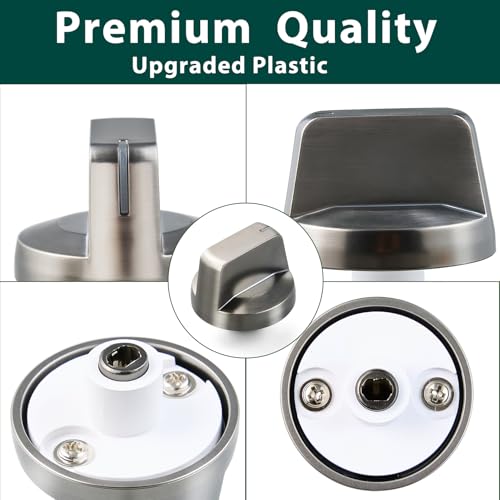 Anniparts DG9401480A Stove Knobs Replacement Parts for Samsung Range Stove Top Burner Knob Samsung NZ30K6330RS NZ36K6430RS 3036 Inch Smart Electric Cooktop Knobnz930 5 Burner Control Assembly Knobs 5 Pcs - Image 3