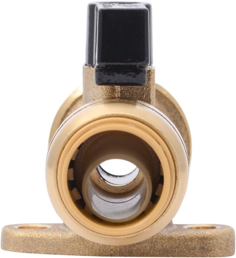 SharkBite 1/2 Inch x 3/4 Inch MHT Washing Machine Straight Valve, Push to Connect Brass Plumbing Fitting, PEX Pipe, Copper, CPVC, PE-RT, HDPE, 25559LF - Image 2