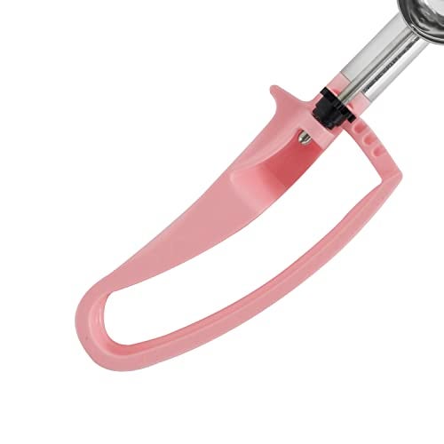 Zeroll 2060 Universal Standard Length EZ Disher Food Portion Control Scoop Designed for Right or Left Hand Use Dishwasher Safe NSF Approved, 1 7/16-Inch, Pink - Image 2