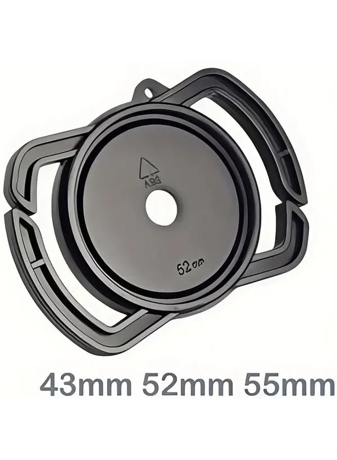 ABS Lens Cap Keeper Anti Loss Clip Strap Buckle for 43mm 55mm 52mm DSLR Cameras - Image 1