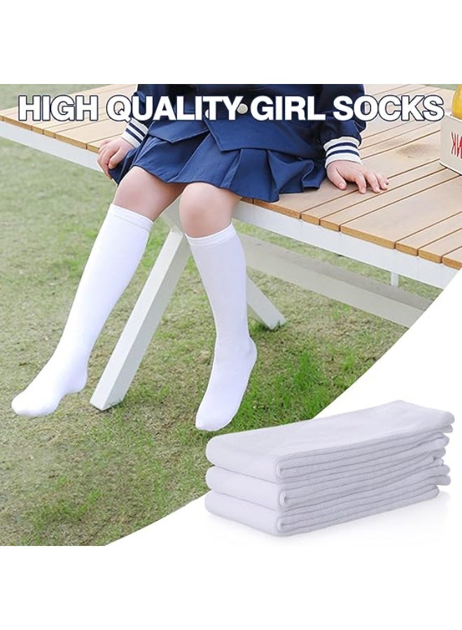 3-12 Years Old Girls Knee High Socks Kids Cute Funny Animal Pattern Long Boot Socks 6 Pairs - Image 5