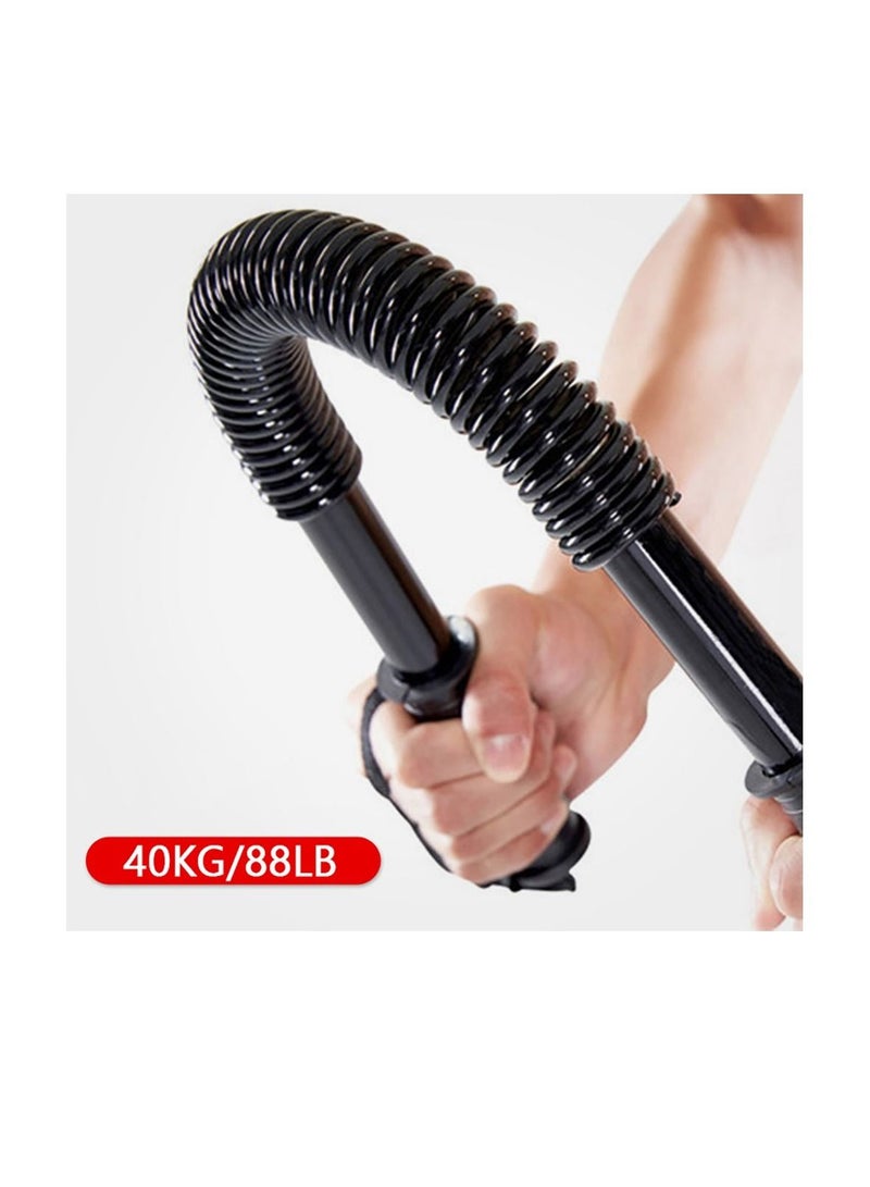 H PRO Power Twister Bar| Upper Body Exercise Bar for Chest Shoulder Forearm & Bicep| Arm Strength Training Workout Equipment| 40KG Resistant Fitness Flexible Bar - Image 4