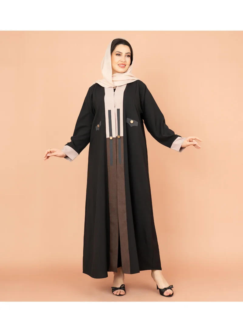 اكسا عباية انيقة لونين
