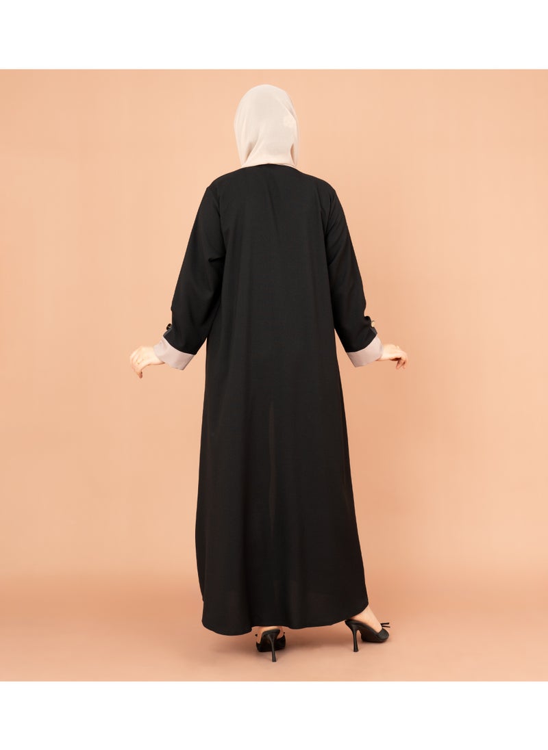 IKKXA Dual Tone Grace Abaya  - Image 2