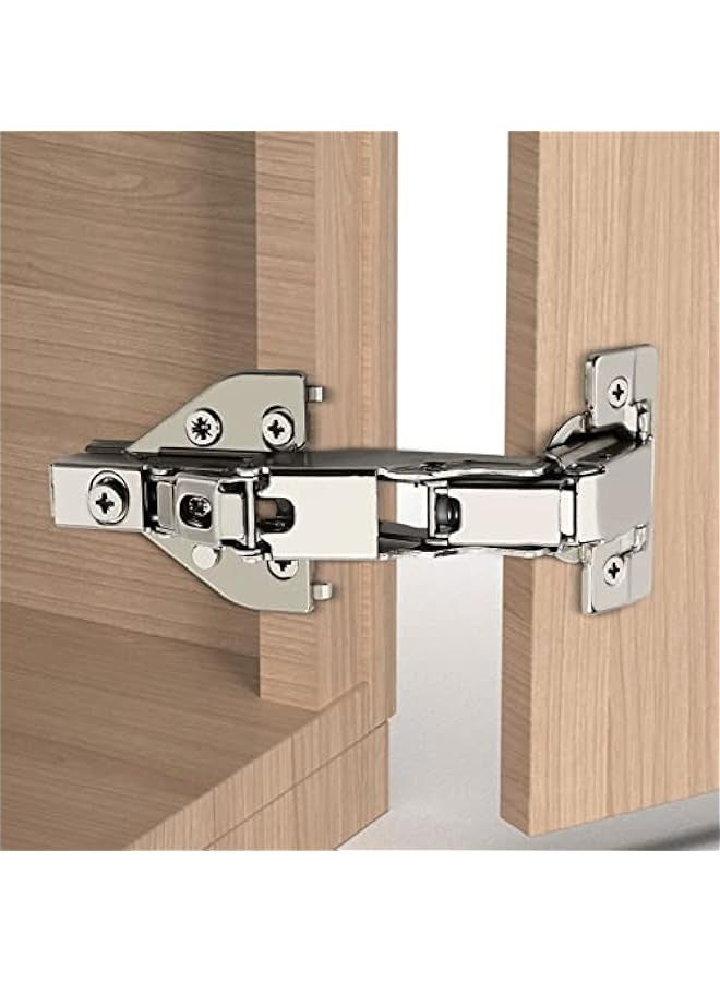 165 degree 304 stainless steel hinge large angle buffer damping cabinet door hinge corner special household hardware  - Image 1