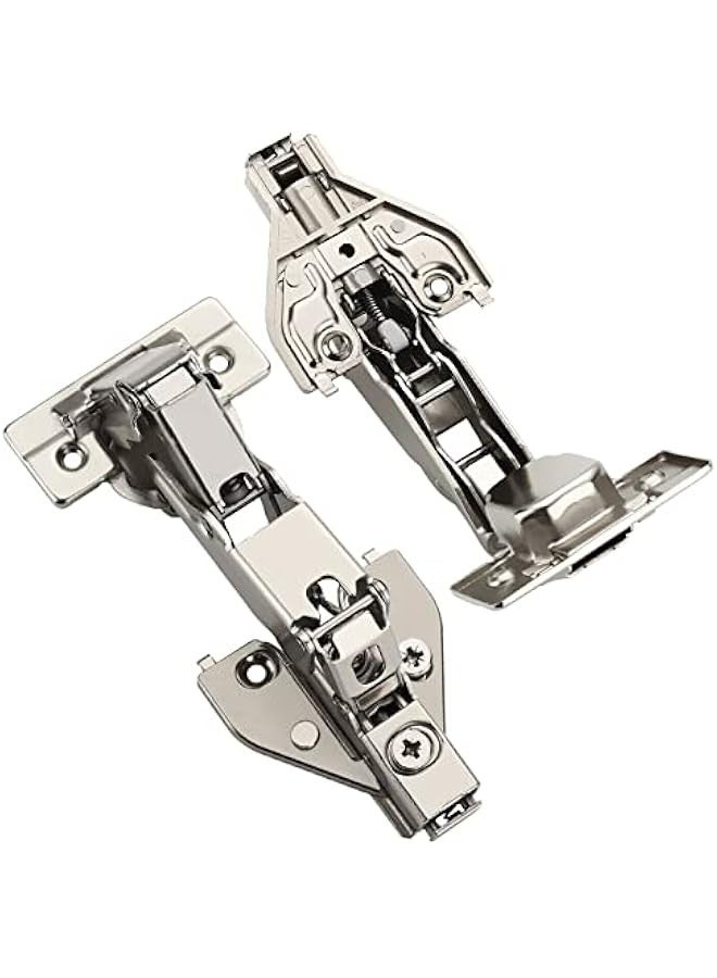 165 degree 304 stainless steel hinge large angle buffer damping cabinet door hinge corner special household hardware  - Image 4