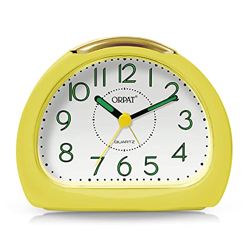 Ajanta Ajanta Orpat Time Piece Beep Alarm Analog Clock Small_140X114X74 Mm YellowPlastic  - Image 1