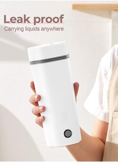 Generic Travel Electric Kettle, Small Portable Kettle with Non-stick Coating, Travel Tea Kettle Automatic Shut off, Portable Water Boiler, 350ml Travel Electric Kettle (White)  - Image 5