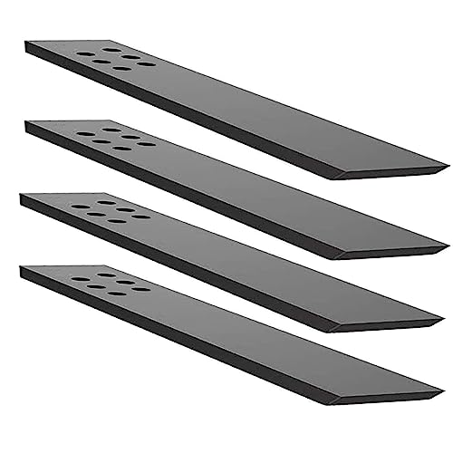 WINKER Countertop Support Bracket 4 Pack 14" Lx 2.5" W Hidden Black Knee Wall Support Countertop Bracket 3/8" Thick Heavy Duty for Quartz/Granite/Wood/Concret Countertops Screws Included - Image 1