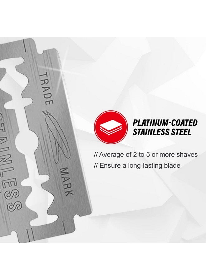 Feather Eather Double Edge Safety Razor Blades 100 Count - Image 5