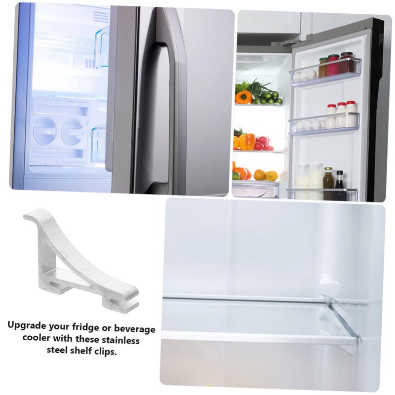 TEHAUX 10 Pack Fridge Shelf Clips For RV Freezer Cooler Organizer - Image 4