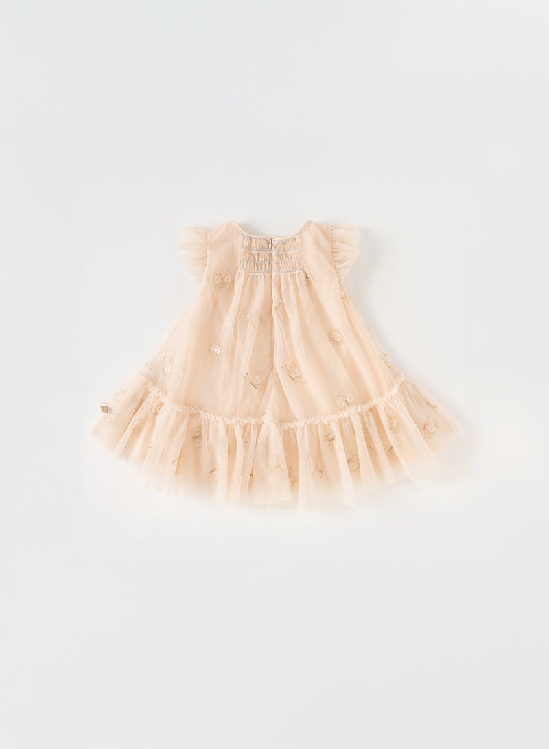 Dave & Bella Golden Dream Frill Dress - Image 1