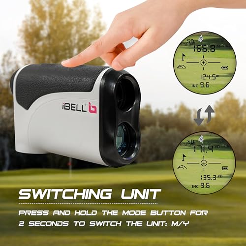 IBELL TOOLS IBELL 800 Yards Laser Rangefinder for Golf & Construction Range Finder Distance Measuring with High-Precision Flag Pole Locking ︱Slope Compensation Mode - Image 4
