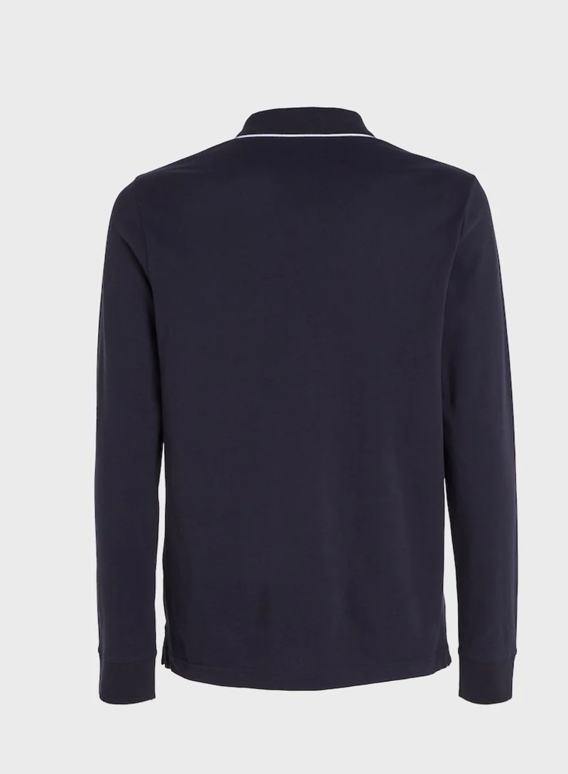 CALVIN KLEIN Logo Pique Polo