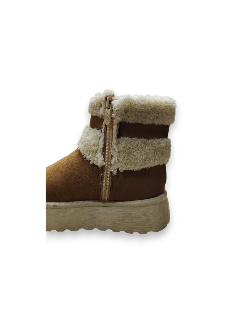 Girls fur half boot - Image 4