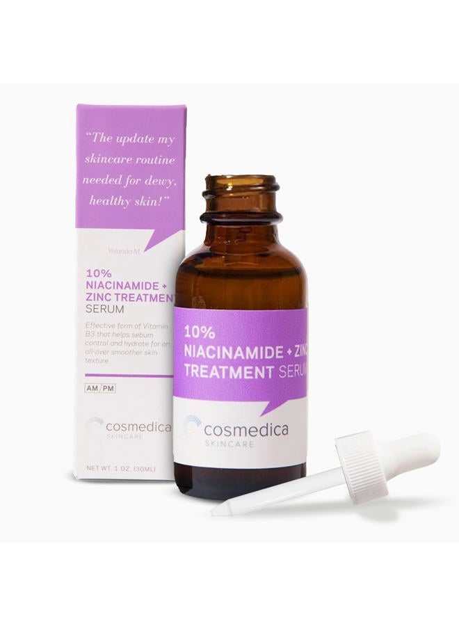 Cosmedica Skincare سيروم علاج النياسيناميد + الزنك مع حمض الهيالورونيك، 1 أونصة - Image 2