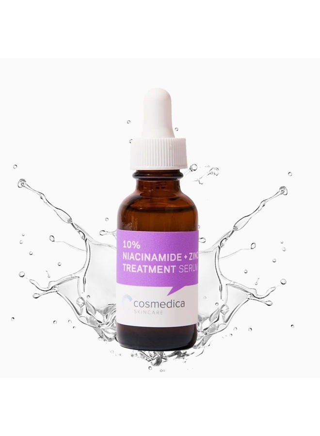 Cosmedica Skincare سيروم علاج النياسيناميد + الزنك مع حمض الهيالورونيك، 1 أونصة - Image 1