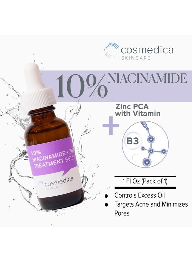 Cosmedica Skincare سيروم علاج النياسيناميد + الزنك مع حمض الهيالورونيك، 1 أونصة - Image 3
