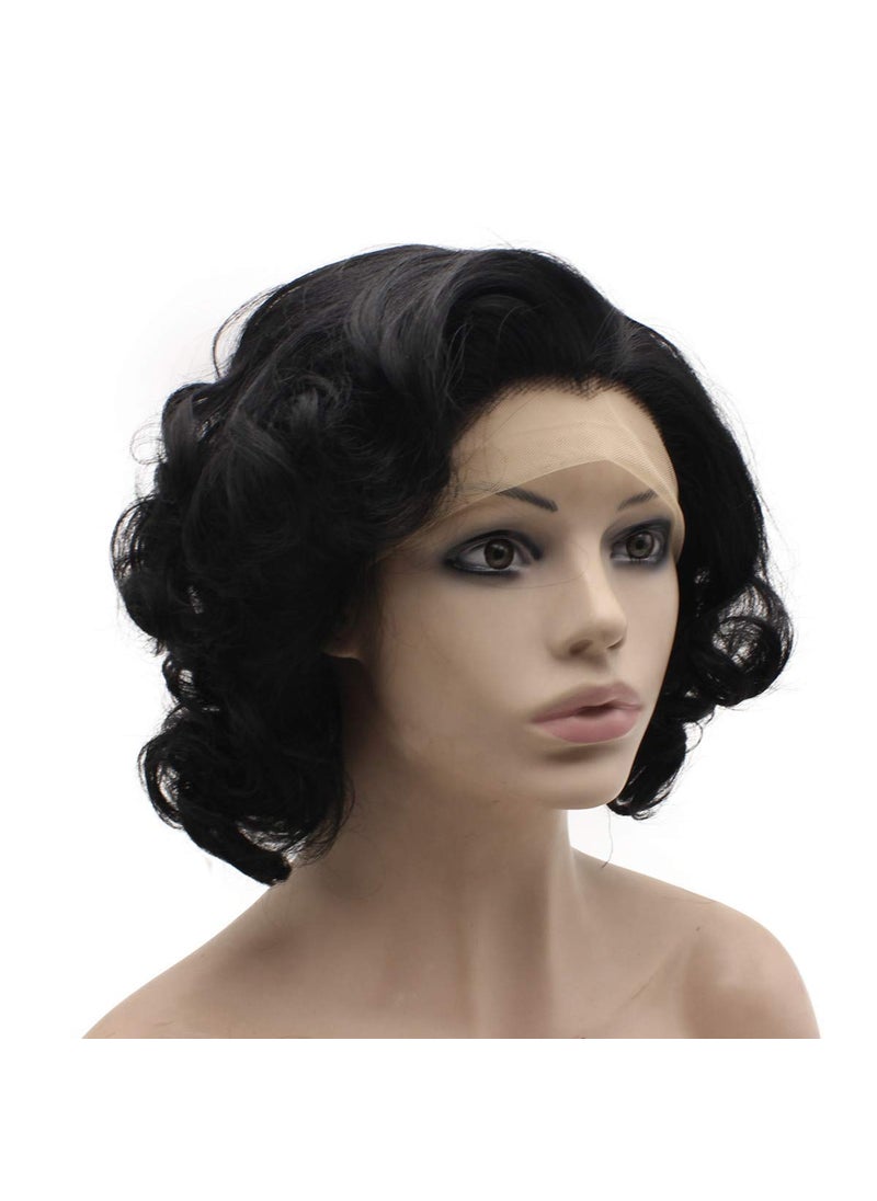 MX angel Mxangel Short Curly Synthetic Hair Lace Front Wig 