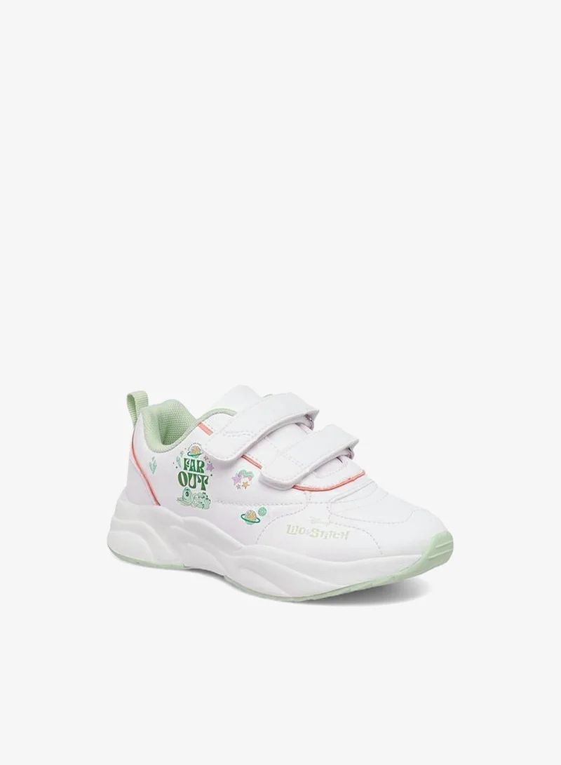 ديزني Stitch Print Sneakers With Hook And Loop Closure