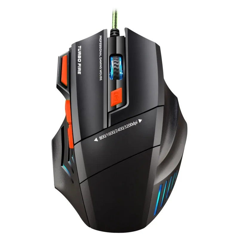 Y&D Hot Sale 3600 DPI RGB Backlit Optical USB Wired Gaming Mouse 7 Buttons for PC Computer Office E-Sports Gamers - Image 1