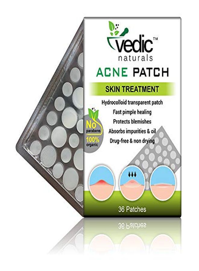 S Acne Pimple Patch For Skin Treatment Cover With 100% Hydrocolloid Transparent Patch Fast Pimple Healing  Free & Non Drying  36 Patches