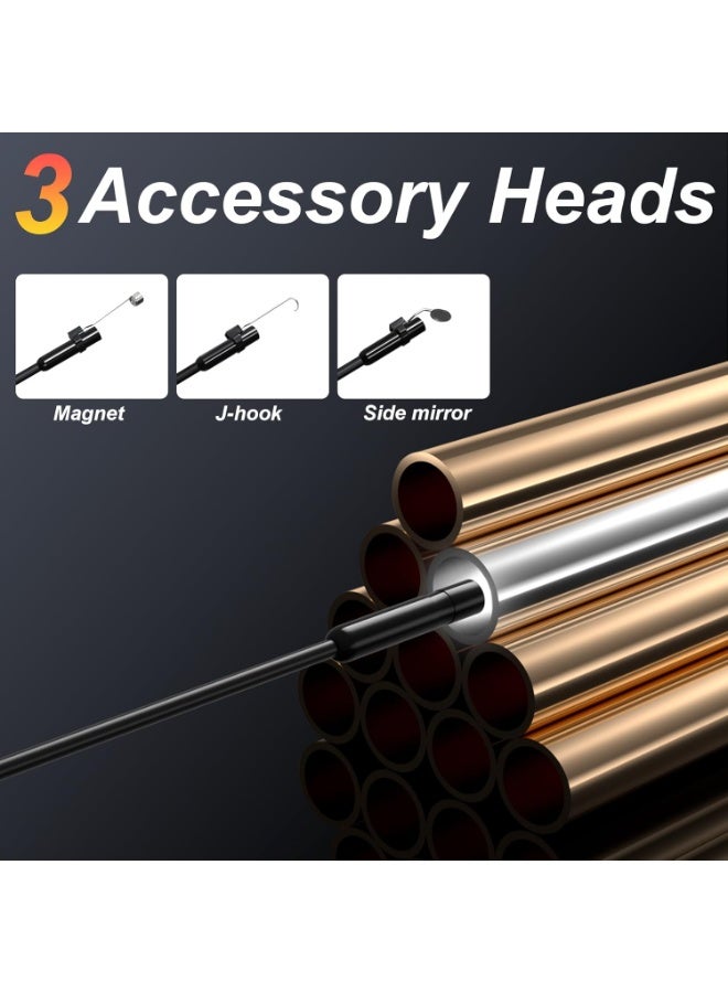 BlueFire 10M Industrial Endoscope Camera with 4.3” IPS HD Screen, 1920P Ultra-Clear Inspection Camera with 8 LED Lights, IP67 Waterproof 8mm Tube, 2600mAh Rechargeable Battery – Flexible Snake Camera for Automotive, Pipe, Wall, and Machinery Inspection | Portable Handheld Borescope for Professional & Home Use | 3-Mode Image Filter, High-Definition Sensor & Long Cable for Deep Reach | Durable, Ergonomic, and Easy-to-Use Endoscope with Real-Time Video Display - Image 5