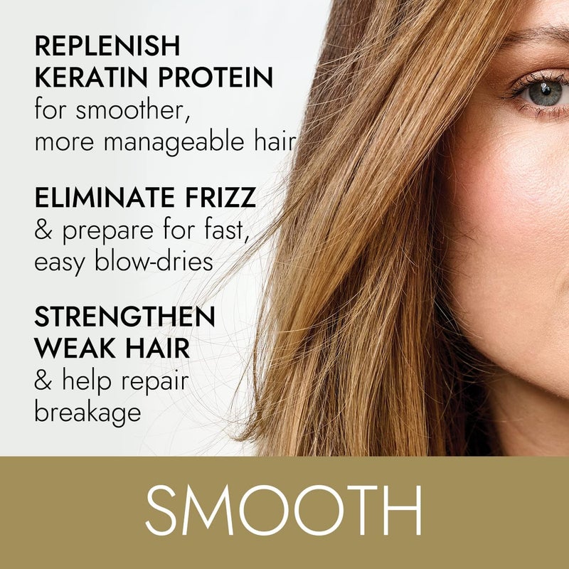 ION Keratin Smoothing Conditioner - 12 Ounce for Frizz Control and Moisture Restoration - Image 2
