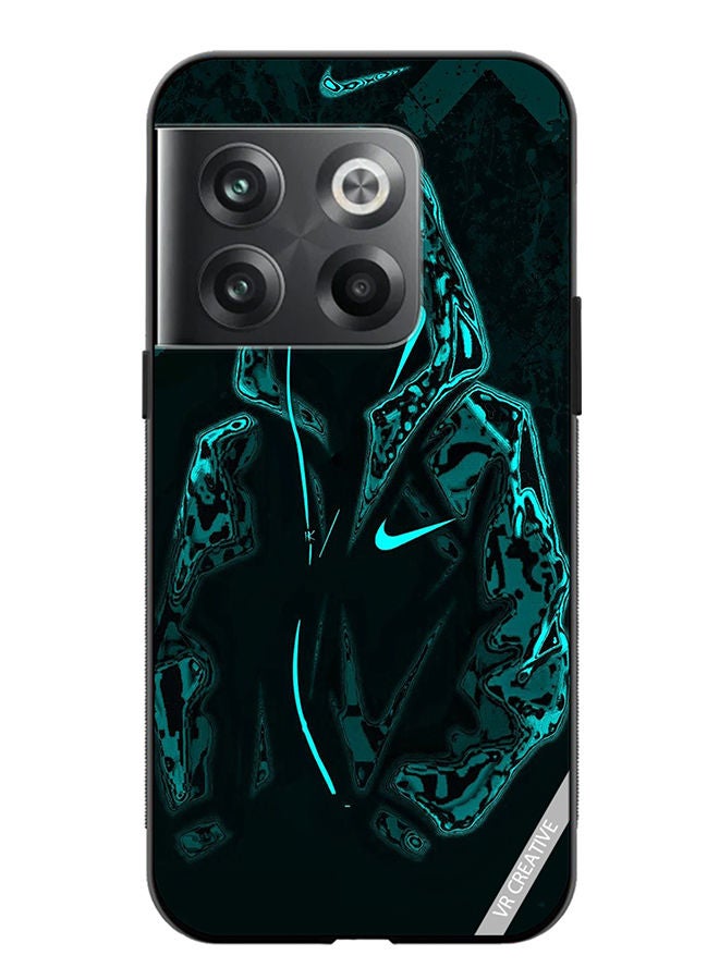 VR CREATIVE Protective Case Cover For OnePlus 10T Msk Guy In Green Jacket Design Multicolour - Image 1