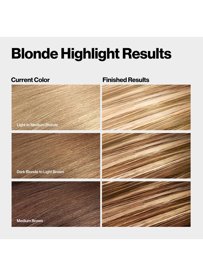 Revlon مجموعة تلوين الشعر من ريفلون، صبغة شعر دائمة، لتقنية البلاياج، والتفتيح، وأومبري، خالية من الأمونيا والبارابين، 20 أشقر، 8 أونصات (عبوة من 1) - Image 5