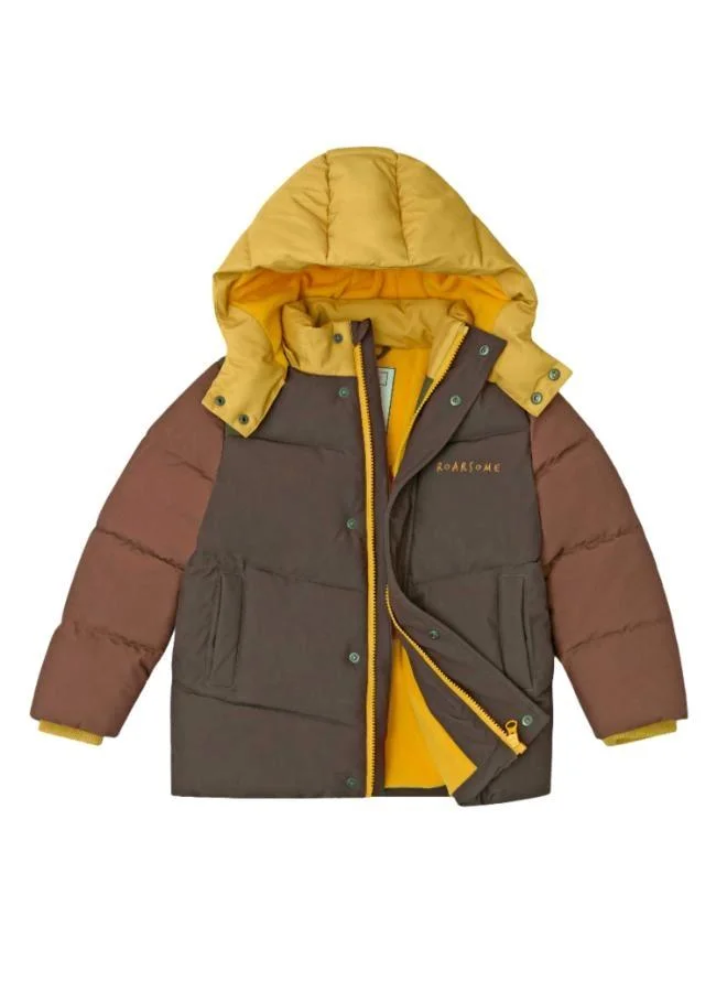 Roarsome Puffer Jacket - Brown