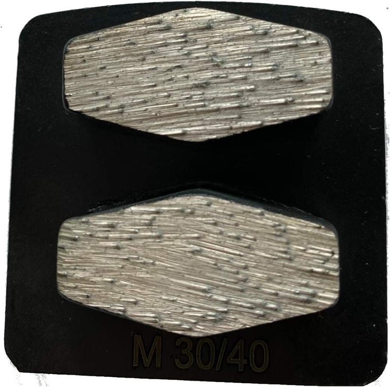 DPT 9Pack Premium Diamond Grinding Discs Grinder Pads Compatible with Husqvarna PG Floor Grinders Grinding Concrete Floor Standard Bond 3040 Grit  - Image 1