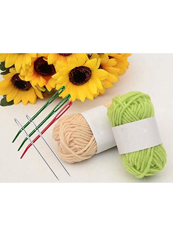 Y-Axis 24 Pcs Assorted Yarn Needles Bent Tapestry Needle Weaving Needle Darning Needles with Storage Box + Knitting Stitch Counter + Needle Threader - Image 4